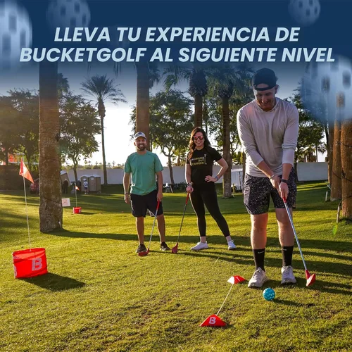 Vista 3 de Official BucketGolf Club - Backyard Outdoor Golf Club with Oversize Club Head to Play BucketGolf, Hit Plastic Or Foam Golf Balls in Grass, Parks