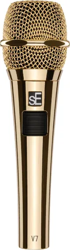 Vista 9 de SE ELECTRONICS V7 Micrófono dinámico para canto, voz y grabación de estudio, micrófono profesional de mano XLR con bobina de voz de aluminio