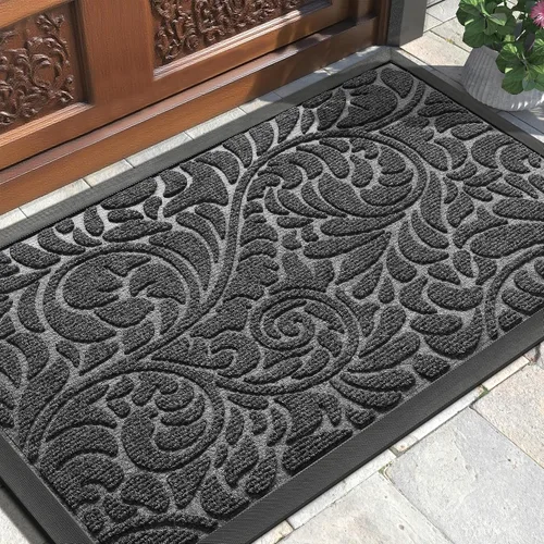 Vista 19 de Yimobra Tapete para puerta de entrada exterior, 29.5 x 17 pulgadas, impermeable, resistente, para puerta delantera, tapete antideslizante resistente