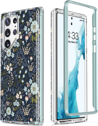 Vista 14 de Esdot Funda protectora para Samsung Galaxy S22 Ultra, de grado militar, resiste caídas de 21 pies (probado), con diseños modernos para mujeres