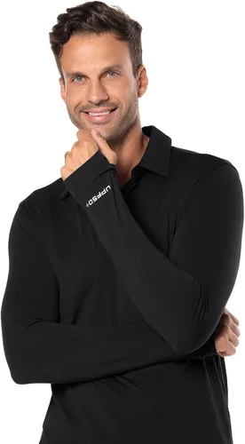 Vista 3 de Coolibar Polo Arobello UPF 50+ para hombre - Protección solar