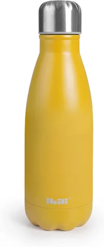Vista 11 de IBILI Harlequin - Botella termo Harlequin, 16.9 fl oz, doble pared, acero inoxidable 18/10, reutilizable