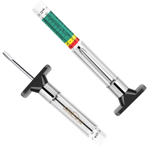 Vista 10 de Godeson 88702 indicador de profundidad de la banda de rodadura del neumático con código de colores inteligente