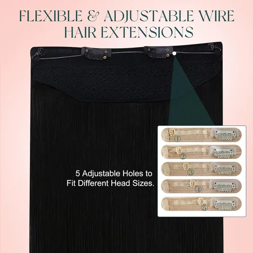 Vista 109 de Easyouth Extensión de cabello humano rubio con cola de caballo, extensiones de cabello humano rubio dorado con reflejos rubios, extensiones