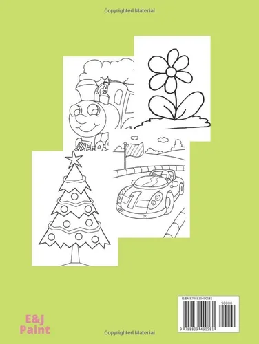 Vista 2 de Grazioso Libro Mix da colorare , 50 disegni facili per bambini dai 2 anni + (Italian Edition)
