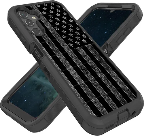 Vista 74 de Diseñada para Galaxy A17 5G de 6.7 pulgadas, resistente, resistente y duradera, a prueba de golpes, híbrida de doble capa, funda protectora de doble