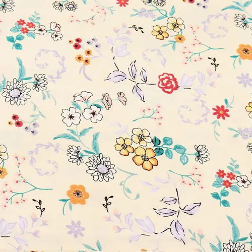 Vista 6 de Juego de fundas de almohada ultra suaves con estampado floral, 100% algodón, refrescantes, transpirables, tamaño Queen 2