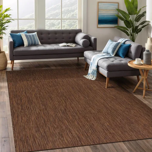 Vista 12 de Beverly Rug Waikiki Boho - Alfombra bohemia para interiores y exteriores, 5 x 7 pies, alfombra lavable para exteriores para patio, terraza, porche