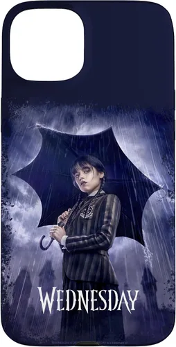 Vista 9 de Funda para iPhone 16 Wednesday con paraguas Nevermore Academy Photo Portrait