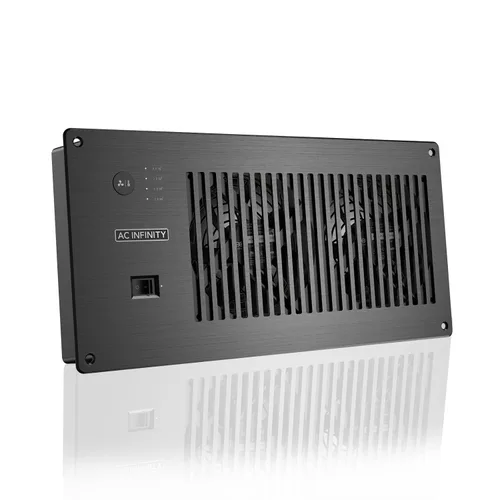 Vista 9 de Kit de ventilador de refrigeración para armarios, para sistema de cine en casa o receptor de AV, de AC Infinity, AI-CFS80BA