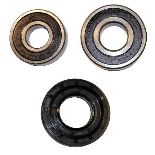 Vista 2 de HQRP Kit de rodamientos y sellos compatible con LG WM2432HW WM2442HW WM2455HG WM2487HRM WM2501HVA WM2677HSM WM2688HNM Lavadora