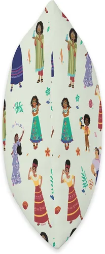 Vista 2 de Disney Encanto Mirabel Bruno Isabela y Madrigal Family - Almohada de 16 x 16 pulgadas, multicolor