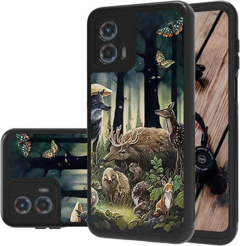 Vista 28 de Funda de doble capa para Motorola Moto G 5G 2023, resistente, a prueba de golpes, resistente, de cuerpo completo, funda protectora resistente