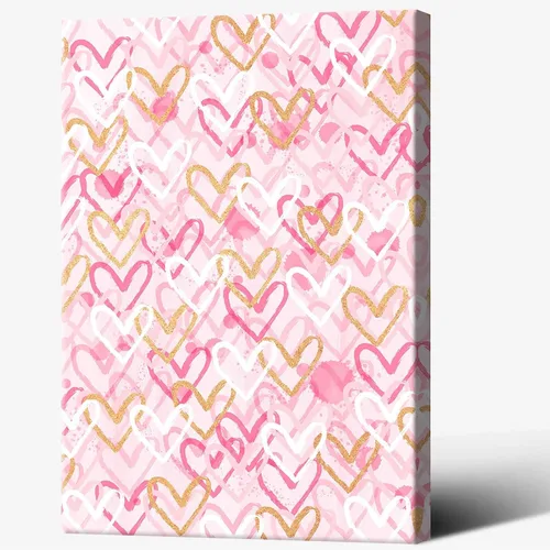 Vista 16 de Pósteres de cartas de moda Ace Card Preppy Coquette Room Casino Tema Party Poker Art Lindo Corazón Rosa Femenino Acuarela Jugar Cartas Impresiones
