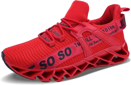 Vista 8 de Umyogo Zapatos deportivos, antideslizantes, para caminar, para mujer 1-1Púrpura