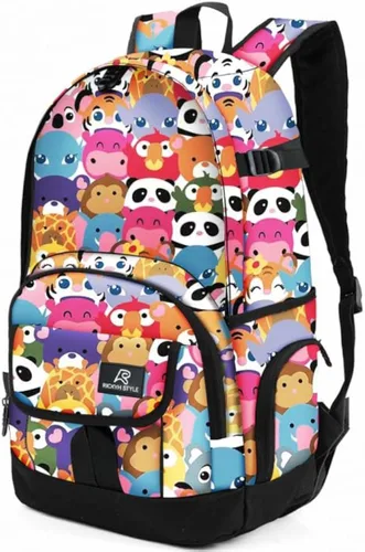 Vista 53 de Mochila escolar estilo Rickyh, mochila de viaje para hombres y mujeres, mochila ligera con compartimento para portátil, Tamaño único