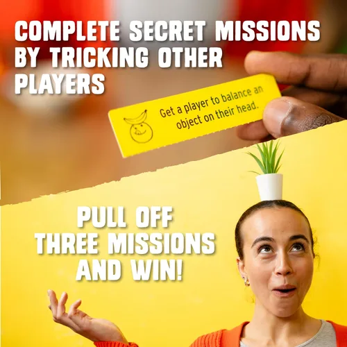 Vista 4 de Big Potato Don't Get Got: Indoor Edition Juego de fiesta de misiones secretas galardonado para adultos y familia