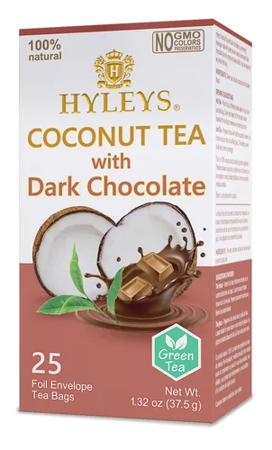 Vista 14 de Hyleys Remolacha y té verde con sabor natural a granada - Té de energía de hierbas - Apoya la concentración - 25 bolsas de té Beet Root & Green