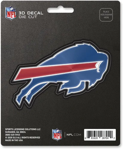 Vista 13 de FANMATS Calcomanía 3D de NFL Auto NFL