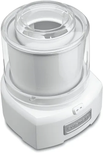 Vista 4 de Cuisinart Máquina para hacer helados, sorbete de 1.5 cuartos de galón, máquina para hacer yogur congelado y cuenco congelador ICE-45RFB de 1-1/2