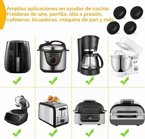 Vista 5 de Shintop - 16 deslizadores adhesivos para electrodomésticos de cocina