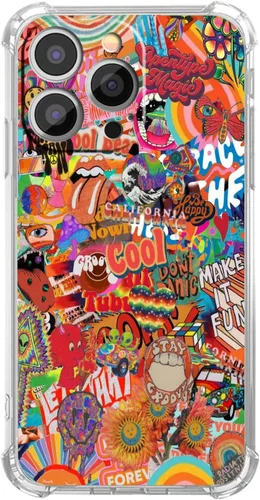 Vista 14 de Funda de Collage Estético para iPhone 7/8/SE2/SE3, Patrón de Citas Positivas, Funda TPU Única y Moderna Compatible con iPhone 7/8/SE2/SE3