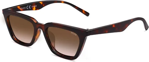 Vista 16 de SOJOS Gafas de sol polarizadas cuadradas estrechas estilo ojos de gato para mujeres, retro, modernas, para conducir SJ2169