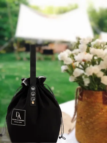 Vista 4 de Bolsa de almuerzo de lona con cordón, con aislamiento, estilo bento, reutilizable y duradera para mujeres Perfecta para la oficina, la escuela
