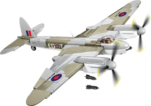 Vista 9 de COBI Colección Histórica WWII De Havilland DH.98 Mosquitero Avión, Madera