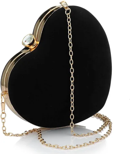 Vista 2 de Bolso de mano de terciopelo para mujer, bolso de hombro vintage para mujer, elegante bolso para boda de noche