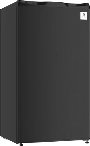 Vista 2 de ARCTIC CHEF ACFR335, mini refrigerador de diseño compacto de 3.2 pies cúbicos con congelador, acero inoxidable, negro SS