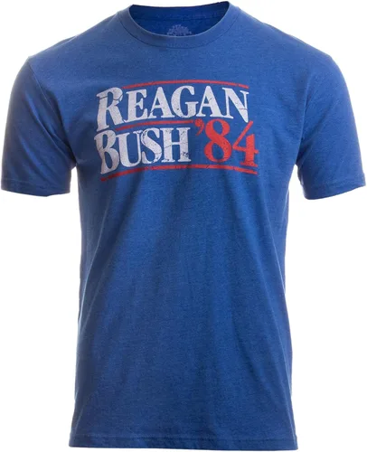 Vista 2 de Reagan Bush '84 Camiseta unisex republicana conservadora republicana estilo vintage