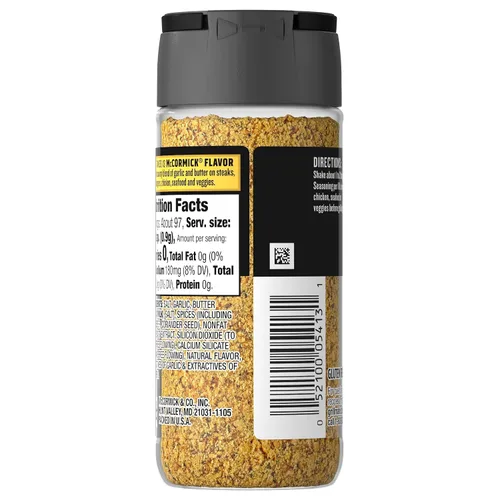 Vista 20 de McCormick Grill Mates Condimento de mantequilla de ajo, 3.1 oz