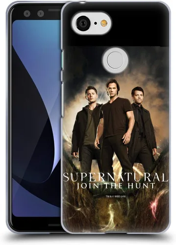 Vista 105 de Head Case Designs Supernatural Sam, Dean & Castiel Key Art - Funda de gel con licencia oficial [protección de grado militar] compatible con Google