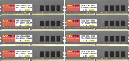 Vista 9 de Memoria de computadora de computadora de escritorio sin búfer de 8 GB (1 x 8 GB) DDR4 3200 MHz PC4-25600 UDIMM 1Rx8 1.2V CL22 288-PIN no ECC sin