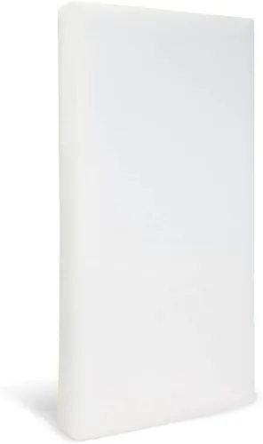 Vista 3 de Lullaby Earth Colchón para cuna no tóxico, impermeable, se adapta a camas estándar para bebés y niños pequeños, color blanco