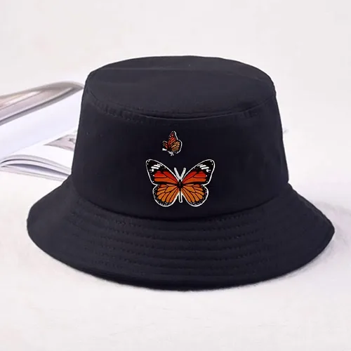 Vista 3 de XYIYI Sombreros de pescador de playa de algodón bordado de moda para mujeres niñas