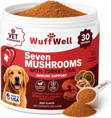 Vista 10 de WuffWell - Polvo dental probiótico para dientes de perros, fabricado en Allergy Itch