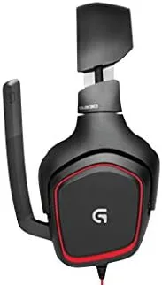 Vista 5 de Logitech G230 Auriculares Stereo Gaming con micrófono, Negro, Rojo