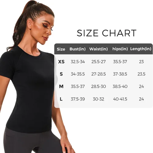 Vista 6 de Stelle Camisetas de entrenamiento para mujer, sin costuras, de manga larga, con agujeros para el pulgar para deportes, correr, atléticas, ajustadas