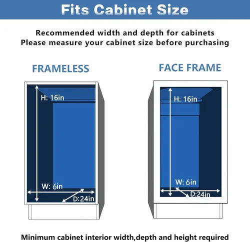 Vista 6 de ROOMTEC Organizador de gabinete extraíble (5.5 pulgadas de ancho x 21.5 pulgadas de profundidad), 2 niveles de almacenamiento extraíble para cajón