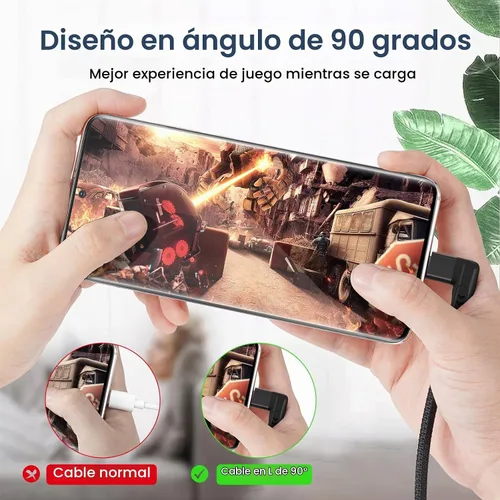 Vista 3 de Thsucords Cable de extensión USB C de 100 W, 0.3 pies, 10 Gbps 90 grados en ángulo recto USB C 3.2 macho a hembra, extensor de video 4K, cable