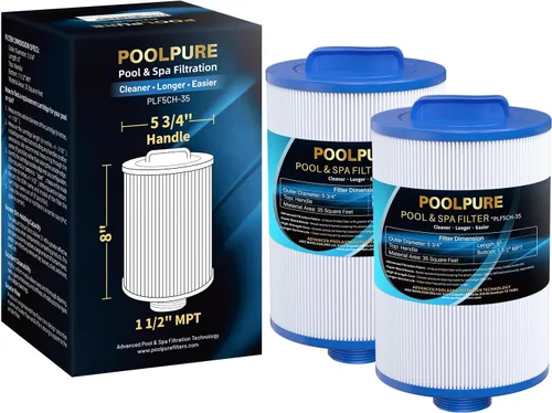 Vista 10 de POOLPURE Filtro de repuesto para PMAX50P4, Unicel 5CH-35, Filbur FC-0300, Baleen AK-90109, Excel Filters XLS-526, Darlly 50353, Pure N Clean