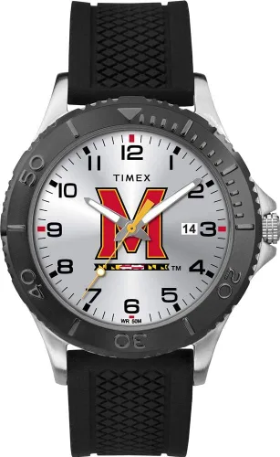 Vista 30 de Timex Tribute Men's Collegiate Gamer 42mm Watch – Georgia Bulldogs with Black Silicone Strap