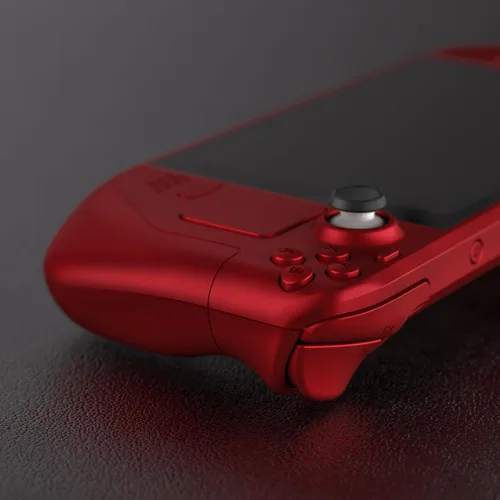 Vista 5 de eXtremeRate DIY Full Set Shell with Buttons for Steam Deck LCD, Custom Faceplate Back Plate Replacement Shell for Steam Deck LCD - Scarlet Red
