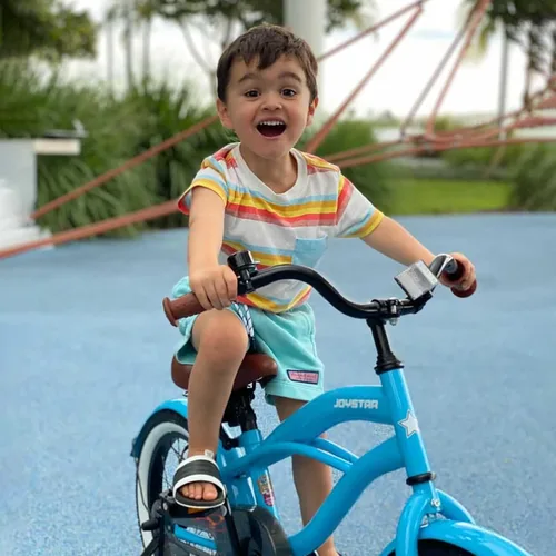 Vista 7 de JOYSTAR Bicicleta de crucero para niños de 12 pulgadas, 14 pulgadas, 16 Azul