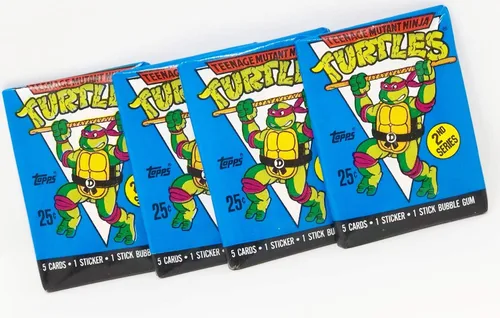 Vista 2 de Topps 1990 Teenage Mutant Ninja Turtles Animación Tarjetas 2ª Serie