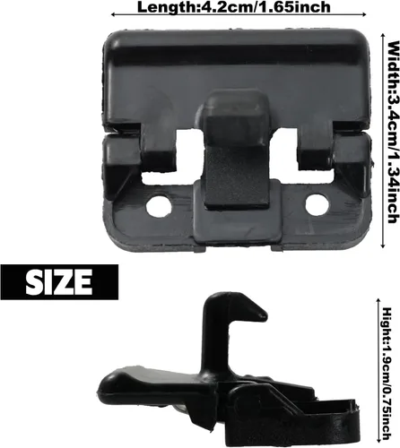Vista 2 de 58908-0R030 58908-42010 Apoyabrazos Consola central Cerradura de tapa para Toyota 4Runner 2010-2020 RAV4 2006-2016 Camry 1990-1991 Corolla 1993-1997