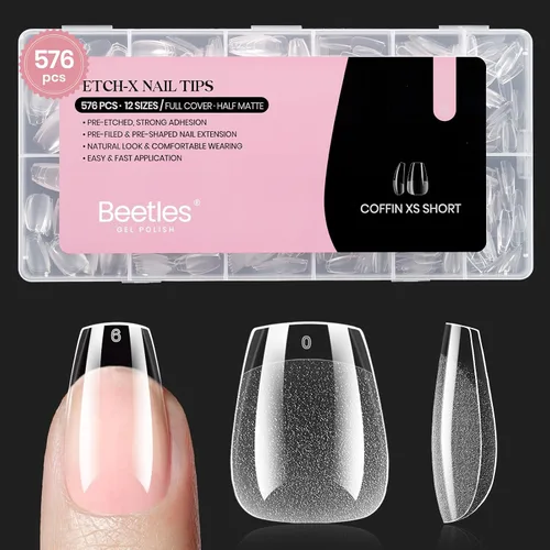 Vista 14 de Beetles - Pegamento de uñas súper fuerte de 0.35 onzas para uñas a presión, no necesita lámpara UV Pegamento de uñas semisólido de secado rápido