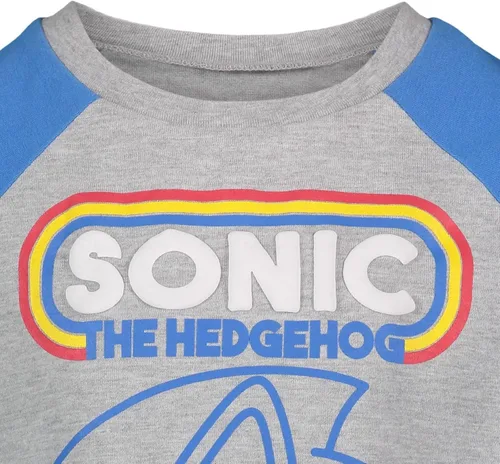 Vista 4 de SEGA Sonic The Hedgehog - Paquete de 2 camisetas para niños pequeños y grandes